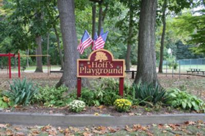 Photo of Hoff's Playground Sign